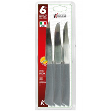 COLTELLI SET6 BISTECCA PIETRA CM.11 (12pz)